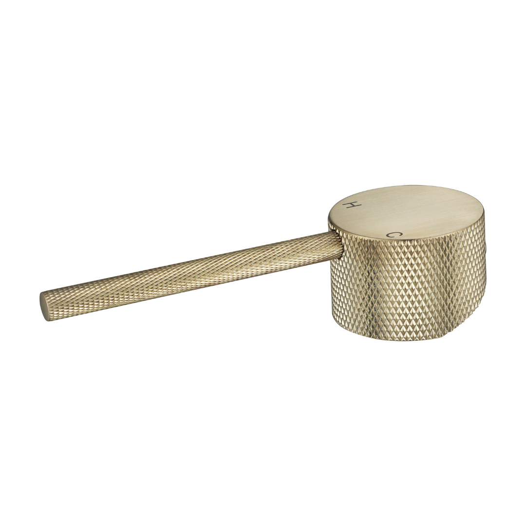 Star Mini Basin Mixer (Knurled Handle) Brushed Bronze