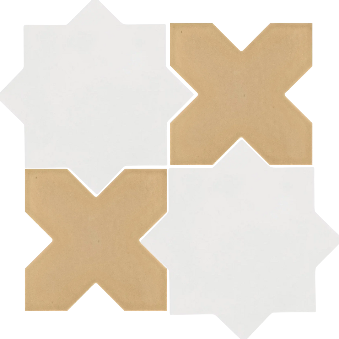 Oasis Bone Star 16.8x16.8cm