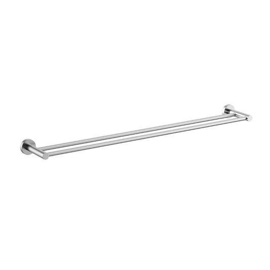 Mirage Double Towel Rail 750mm Brushed Chrome