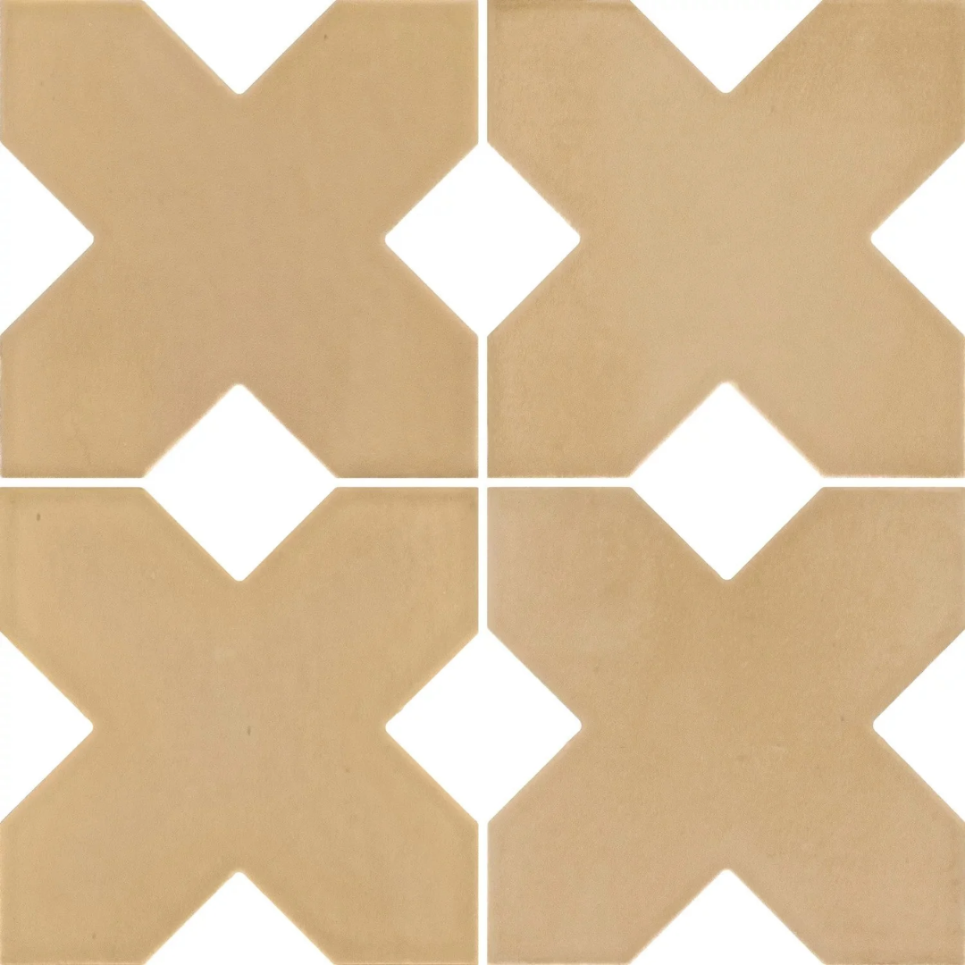 Oasis Fawn Cross 12x12cm