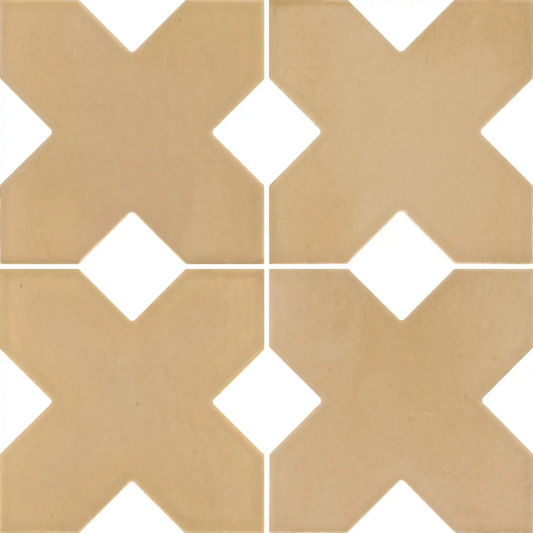 Oasis Fawn Cross 12x12cm