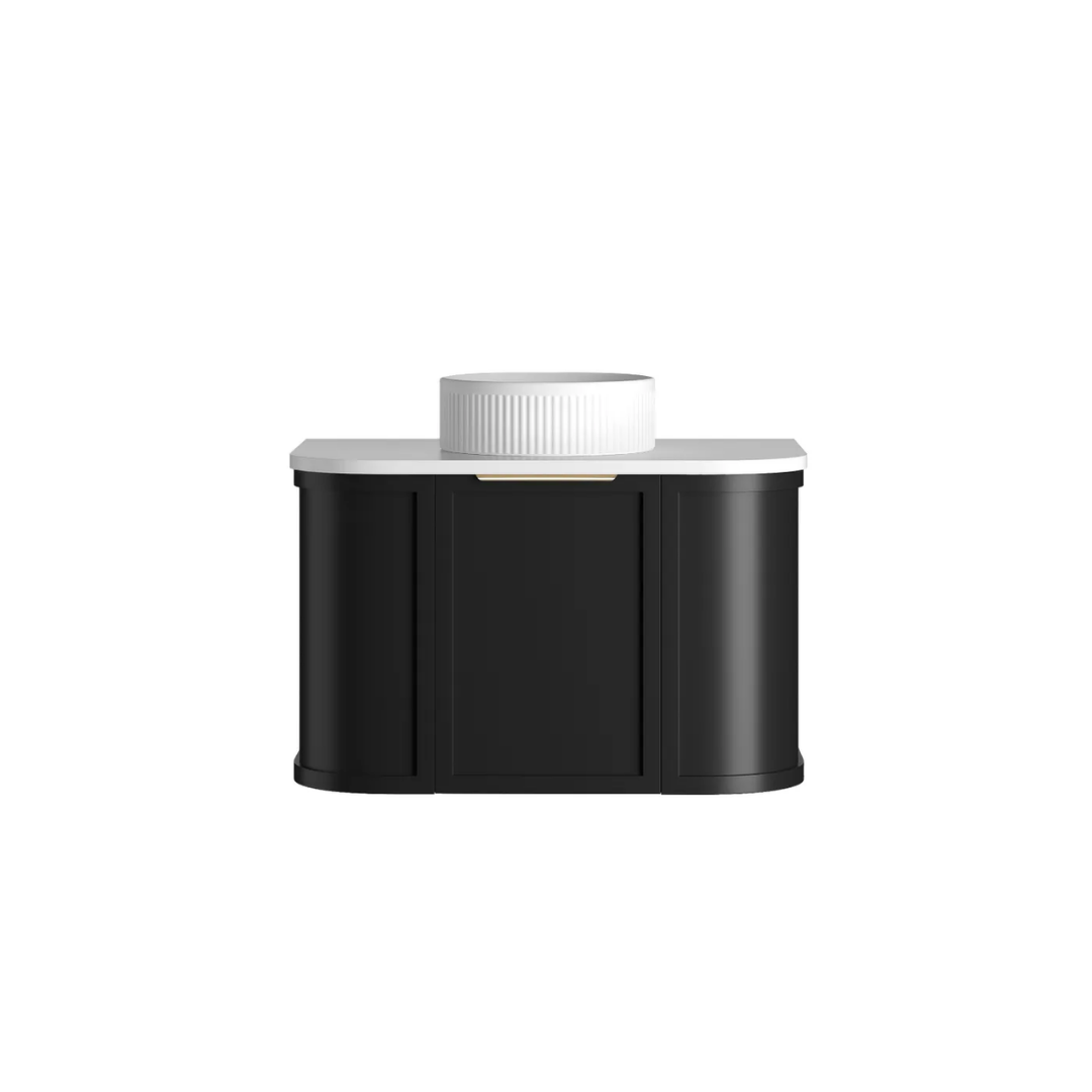 Hampshire Satin Black Vanity 750mm