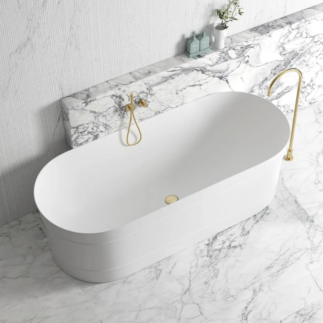 Bondi Bath Matt White 1700mm