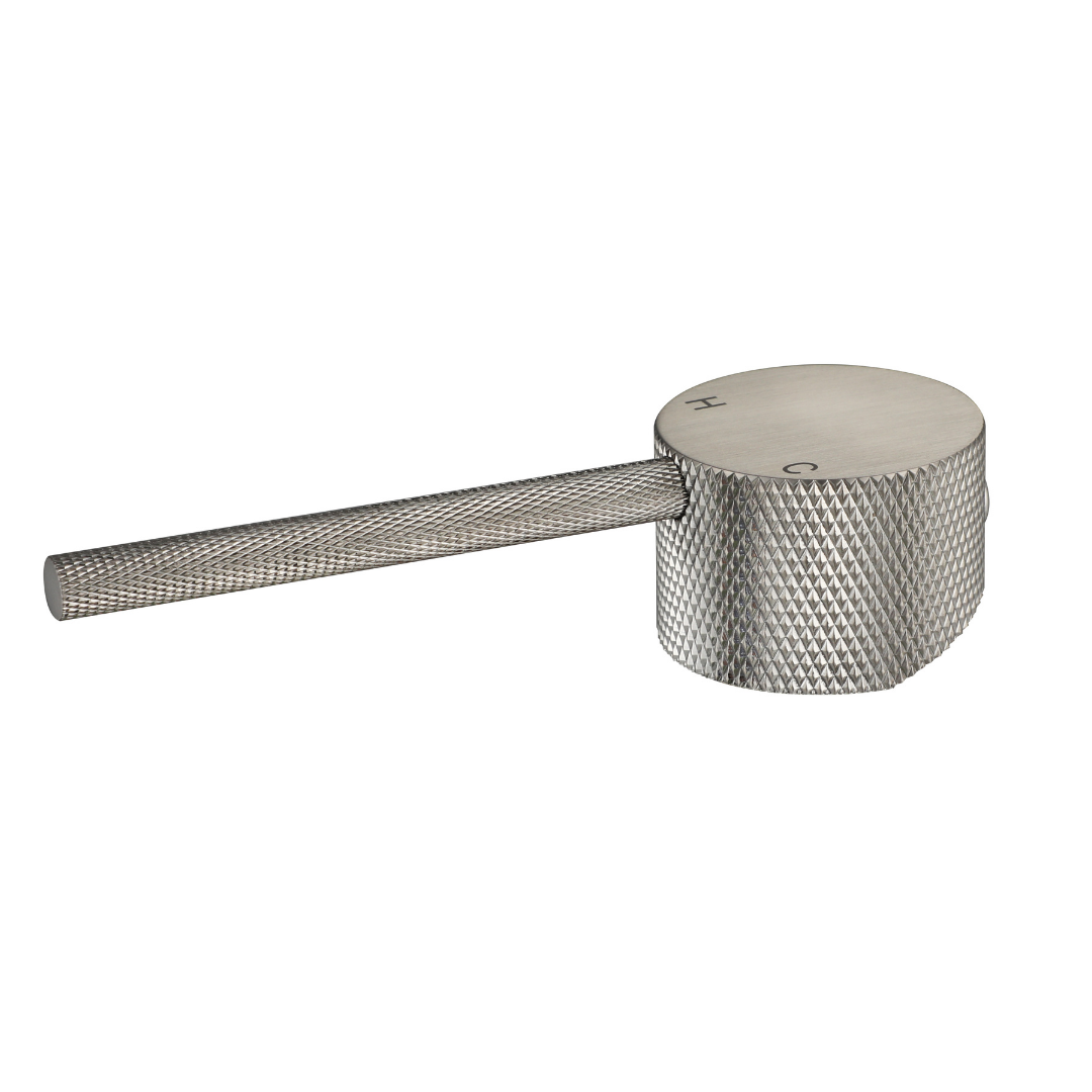 Star Mini Basin Mixer (Knurled Handle) Brushed Nickel