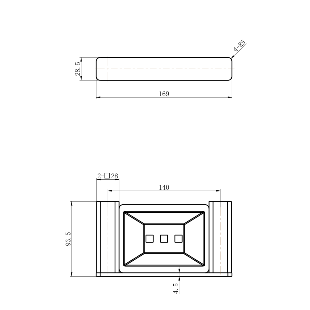 Nova Soap Dish Gun Metal