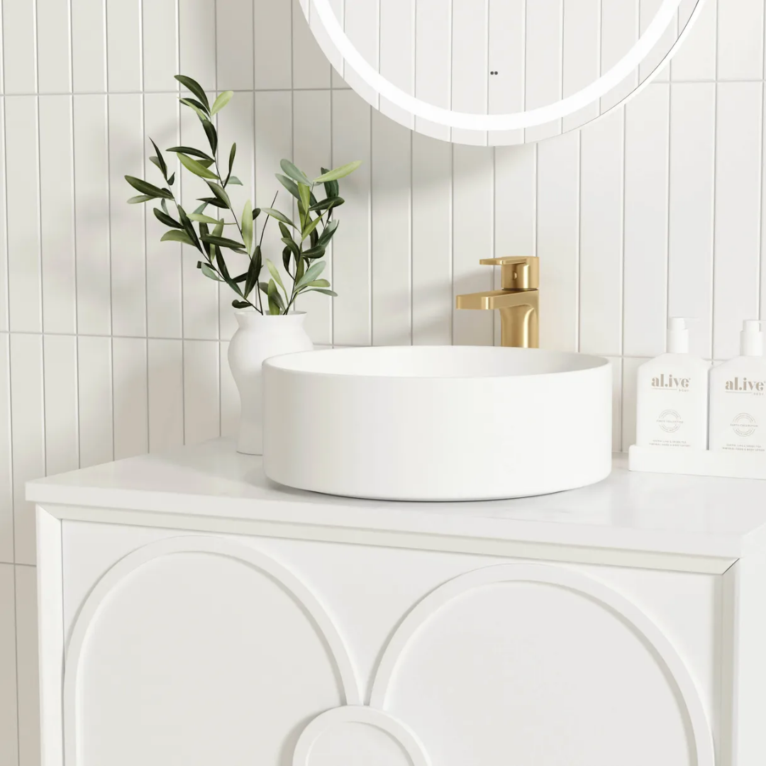 Laguna Satin White Vanity 600mm