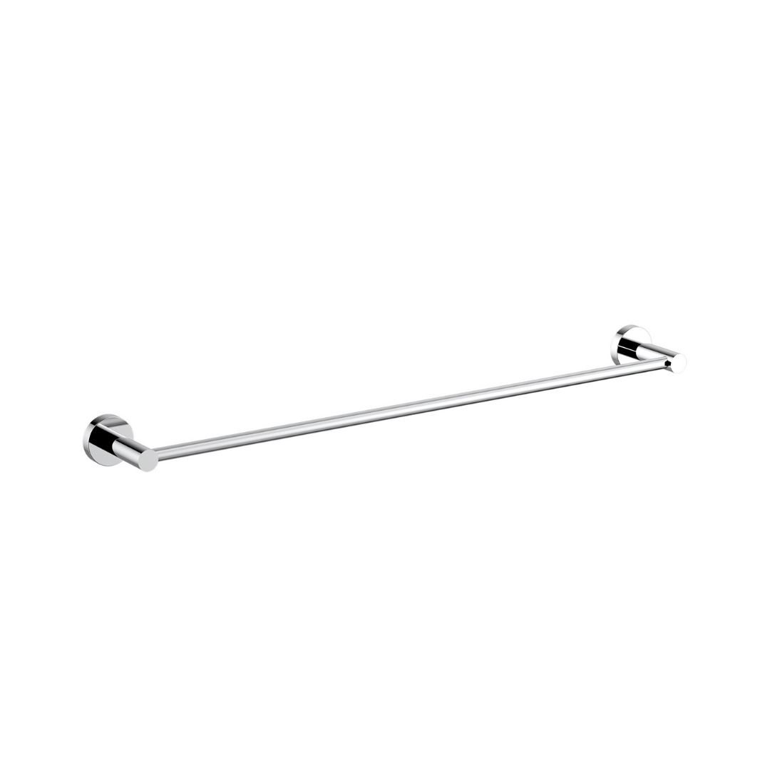 Mirage Single Towel Rail 600mm Chrome