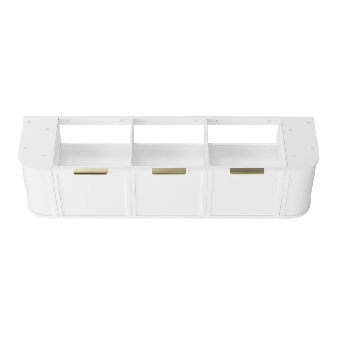 Hampshire Satin White Vanity 1800mm