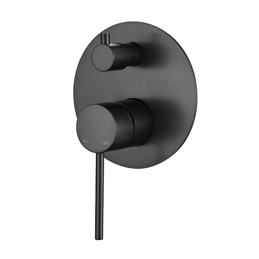 Star Mini Diverter Shower Mixer Gun Metal