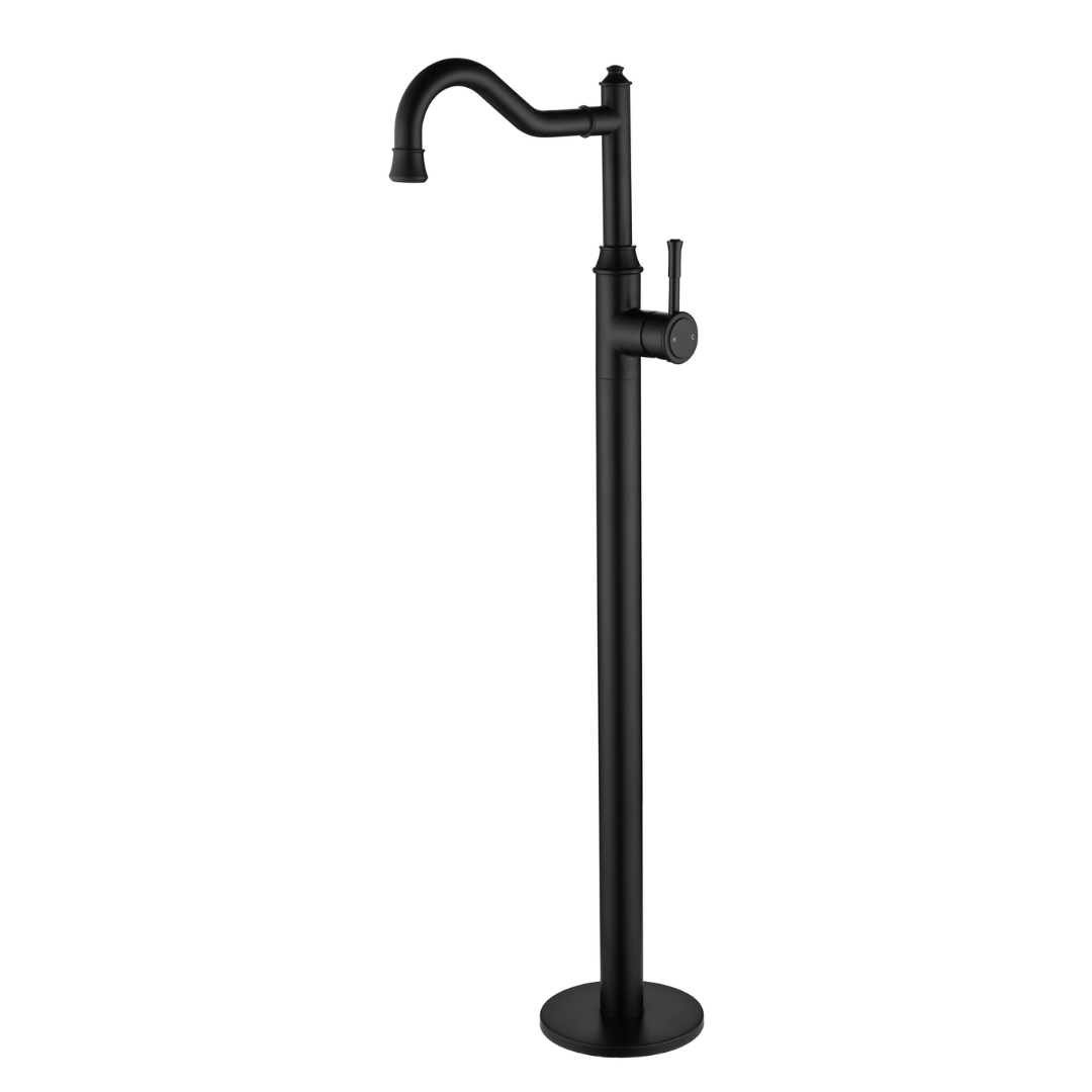 Montpellier Freestanding Bath Mixer Matt Black