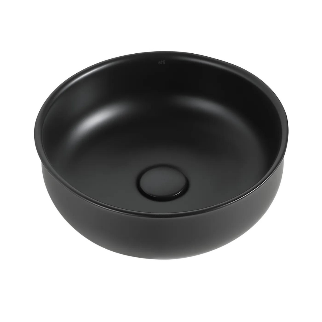 Bronte 360x360x130 Matte Black Basin
