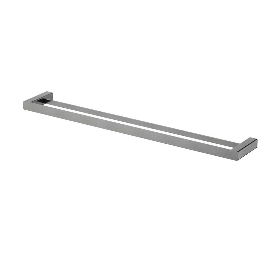 Nova Double Towel Rail 750mm Gun Metal