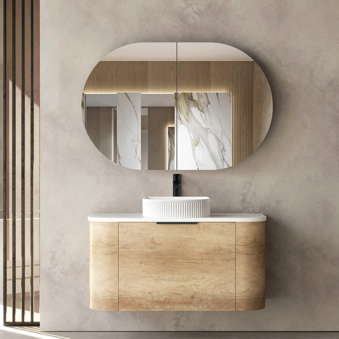 Bondi Natural Oak Vanity 900mm