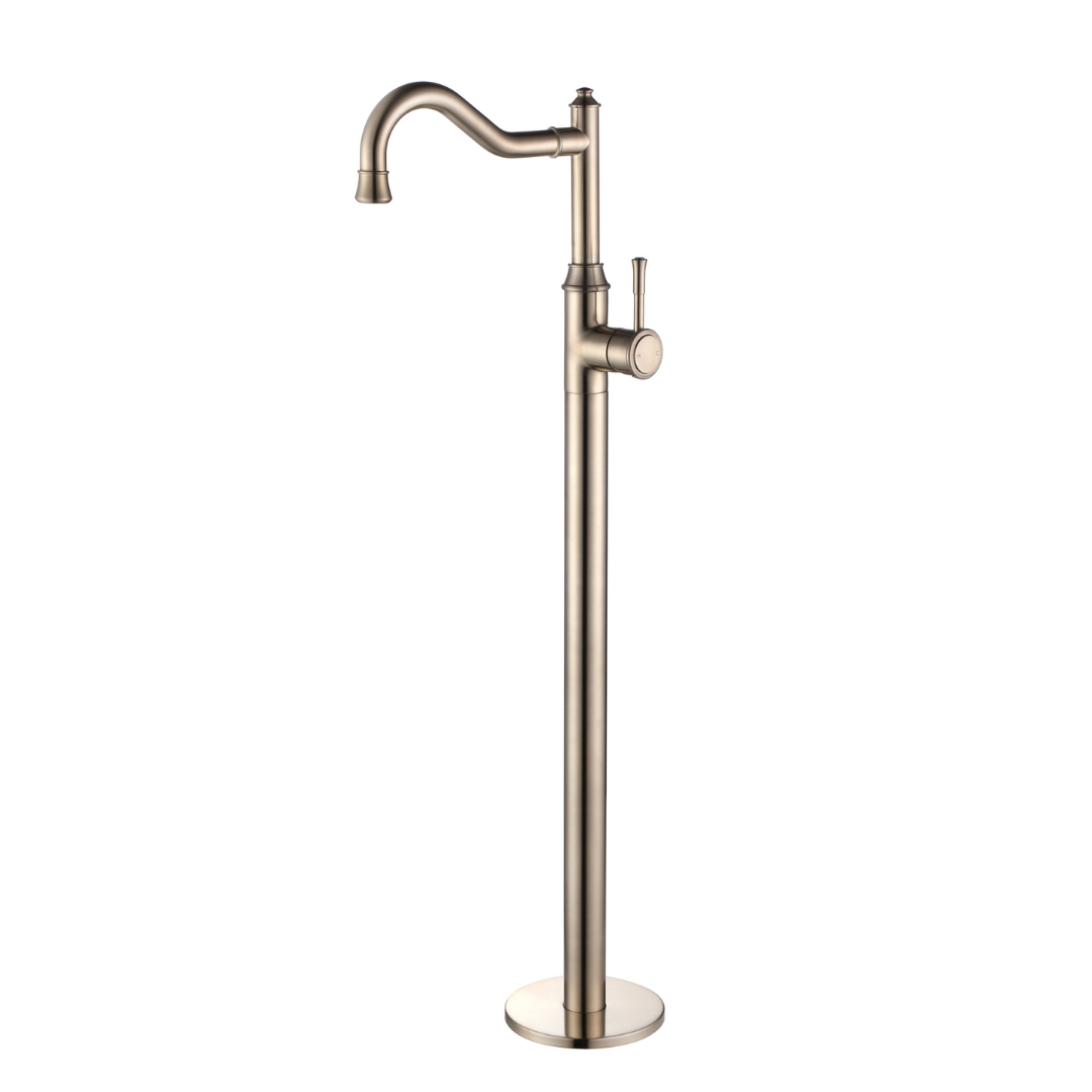 Montpellier Freestanding Bath Mixer Brushed Nickel