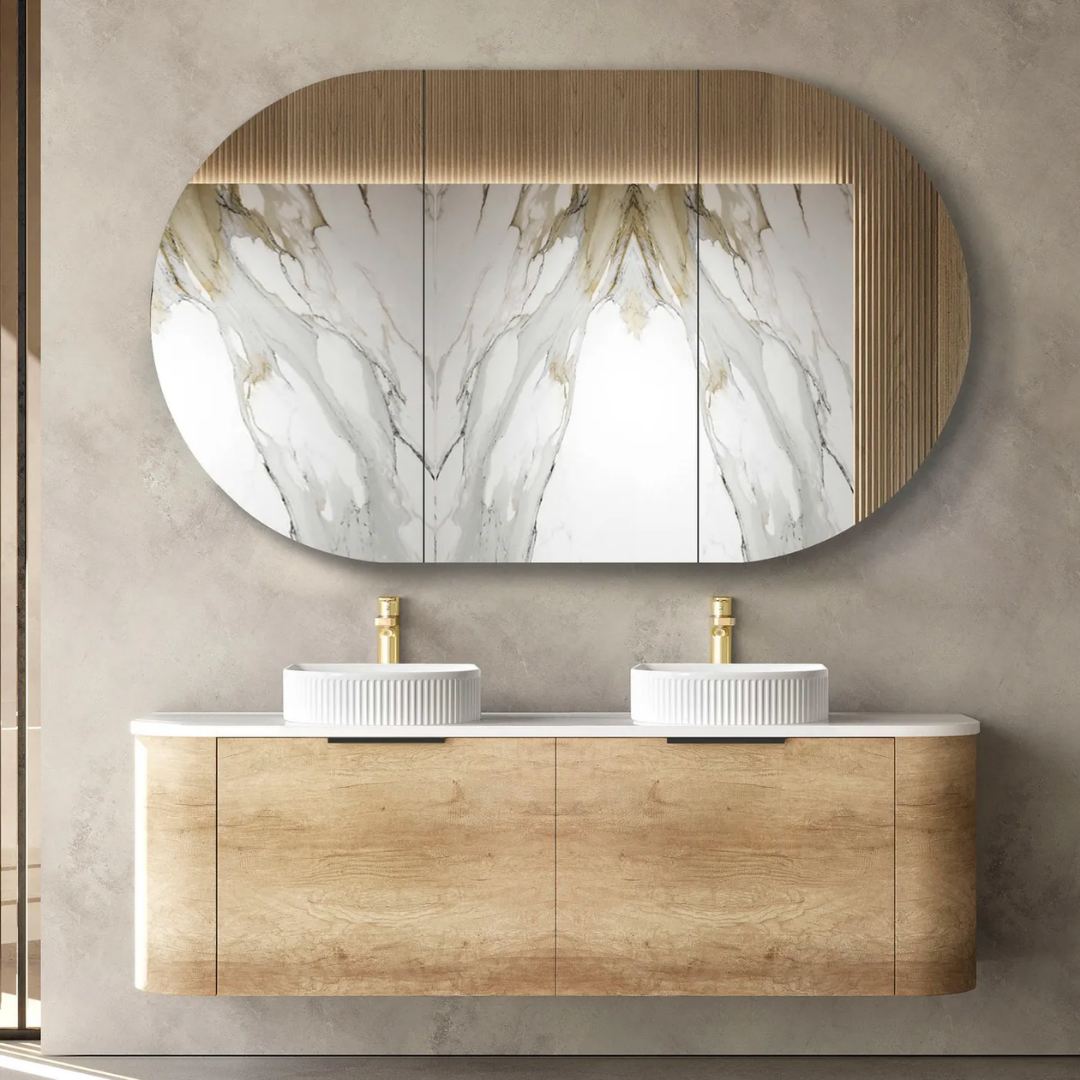 Bondi Natural Oak Vanity 1500mm