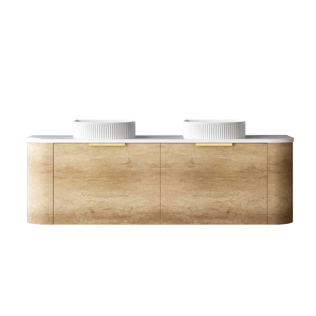 Bondi Natural Oak Vanity 1500mm