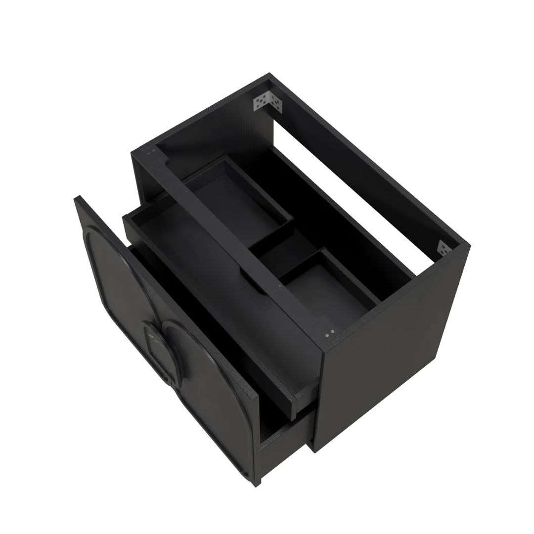 Laguna Black American Oak Vanity 750mm