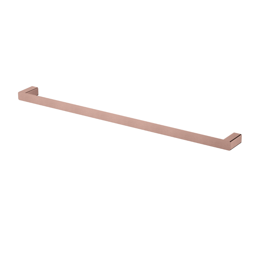 Nova Single Towel Rail 750mm Champagne