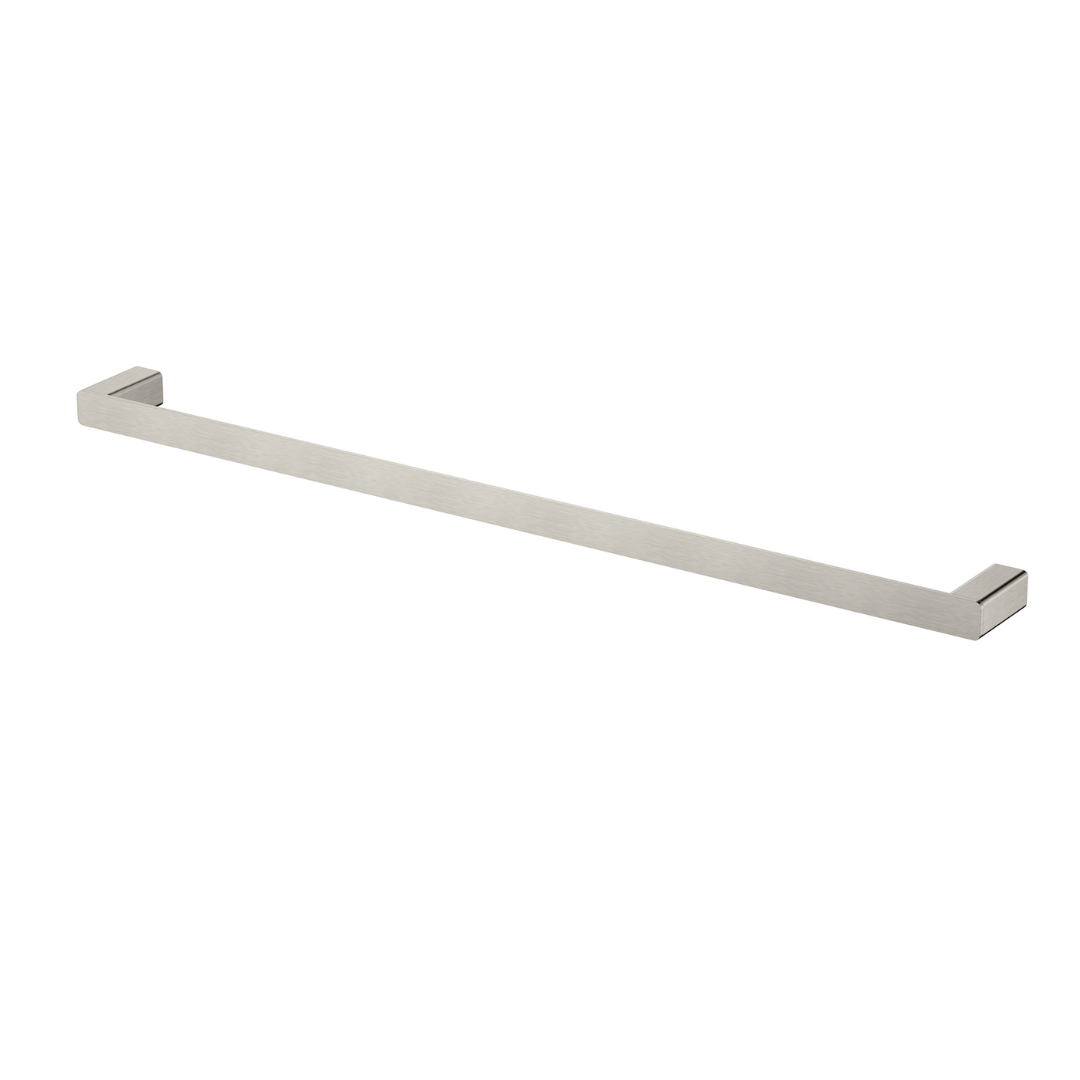 Nova Single Towel Rail 750mm Brushed Nickel