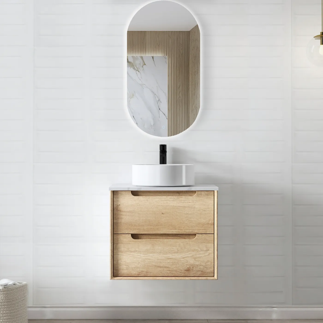 Byron Natural Oak Vanity 600mm