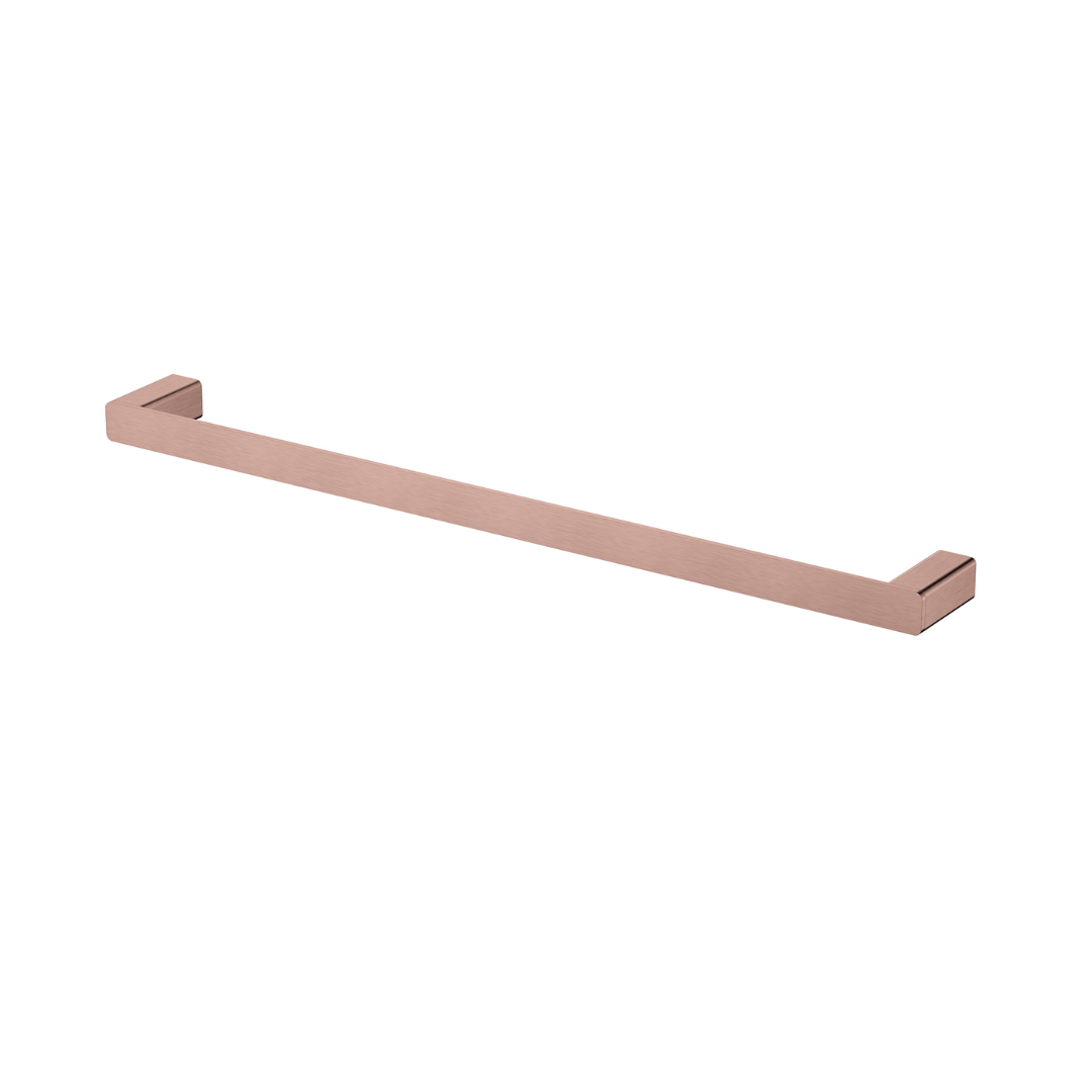 Nova Single Towel Rail 600mm Champagne