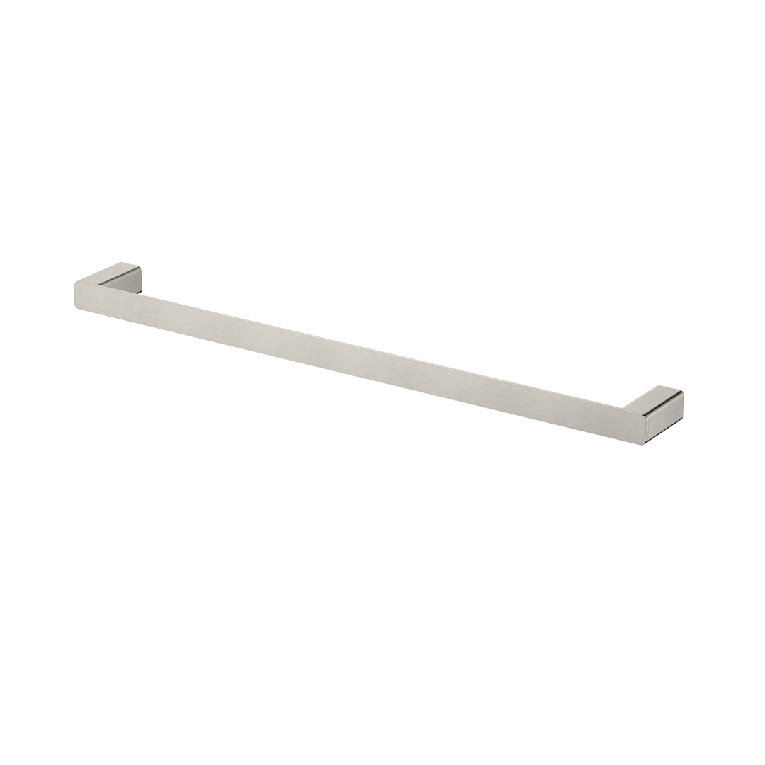 Nova Single Towel Rail 600mm Brushed Nickel