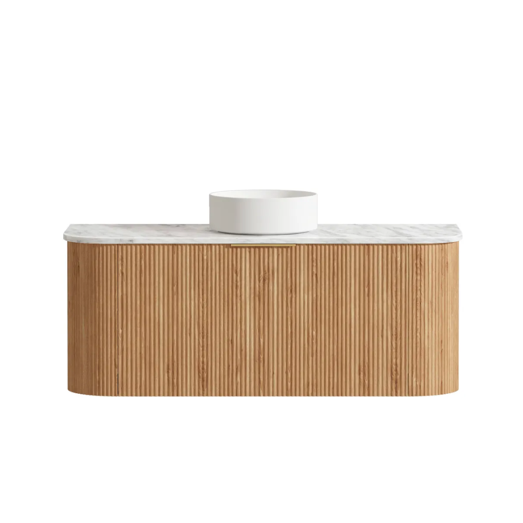 Bondi Oak Fluted Vanity 1200mm