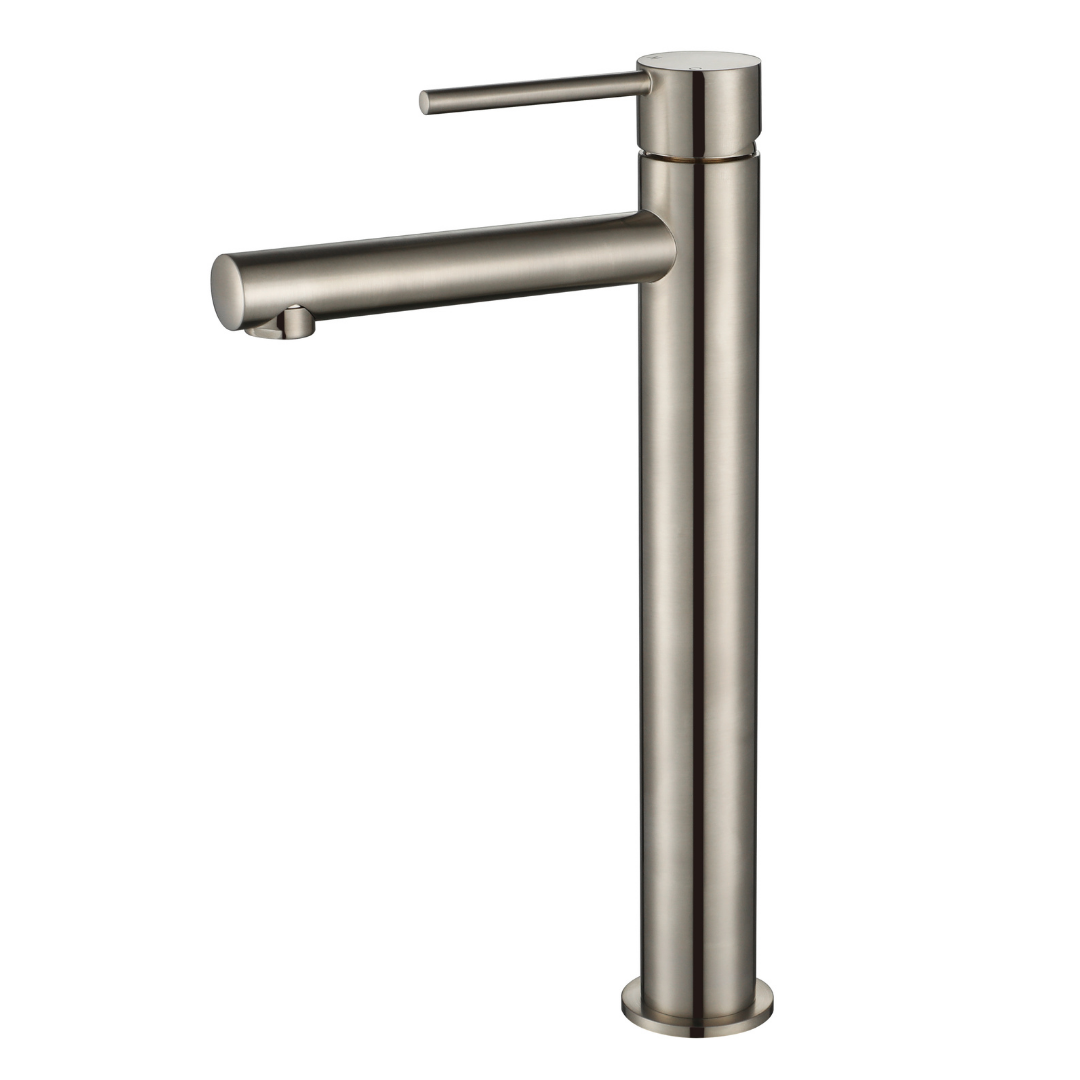 Star Mini High Rise Basin Mixer Brushed Nickel
