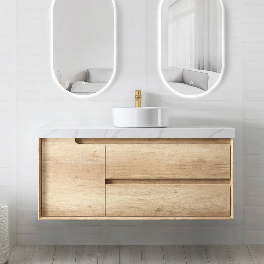 Byron Natural Oak Vanity 1200mm