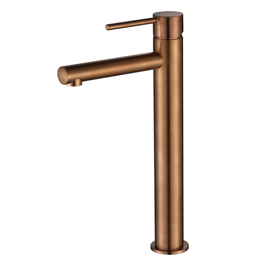 Star Mini High Rise Basin Mixer Champagne