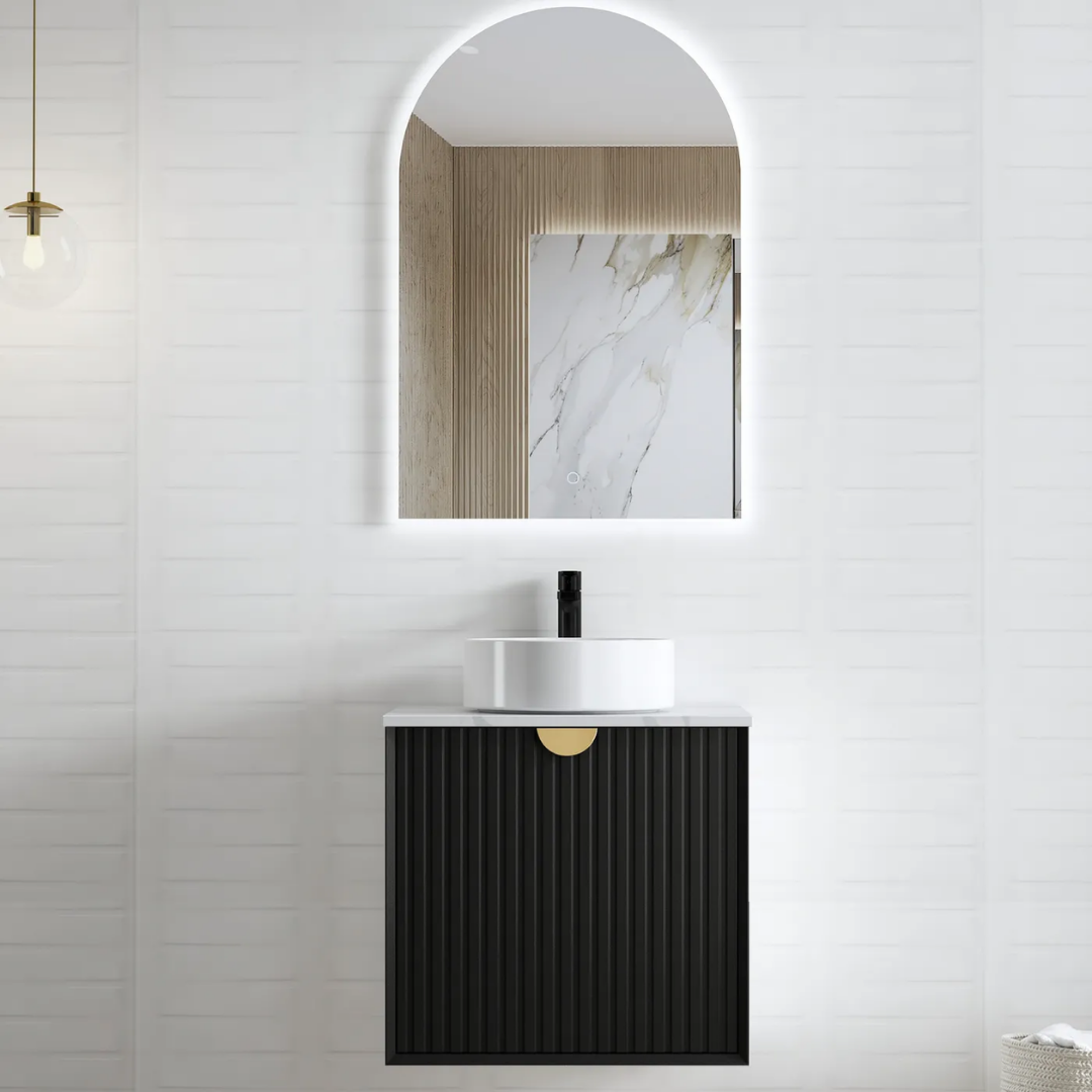Marlo Matt Black Vanity 600mm