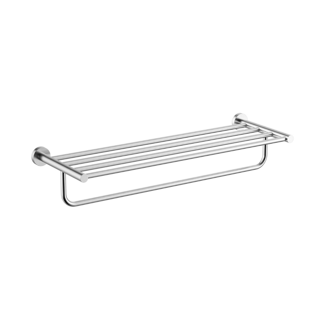 Mirage Bathroom Shelf Brushed Chrome