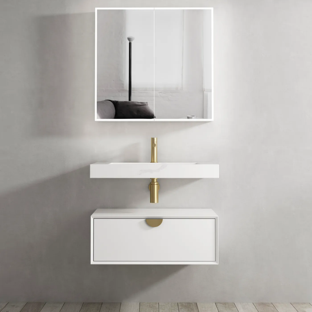 Moonlight White Vanity 750mm