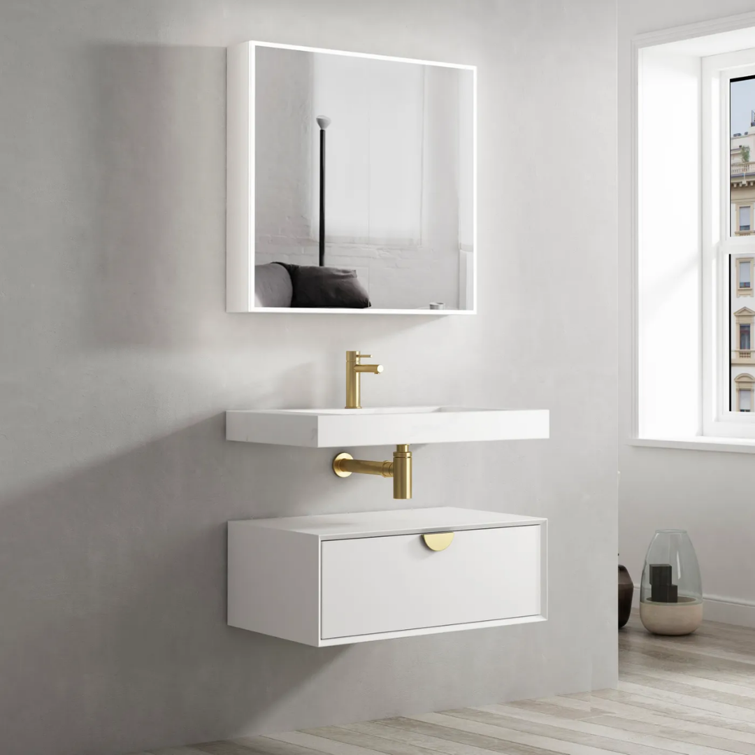 Moonlight White Vanity 750mm