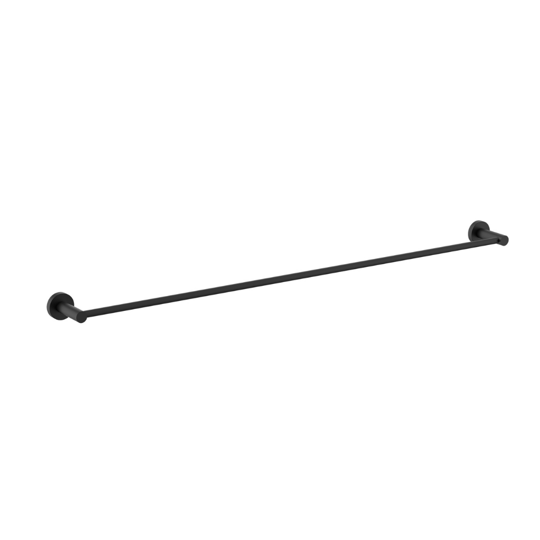 Mirage Single Towel Rail 900mm Matt Black