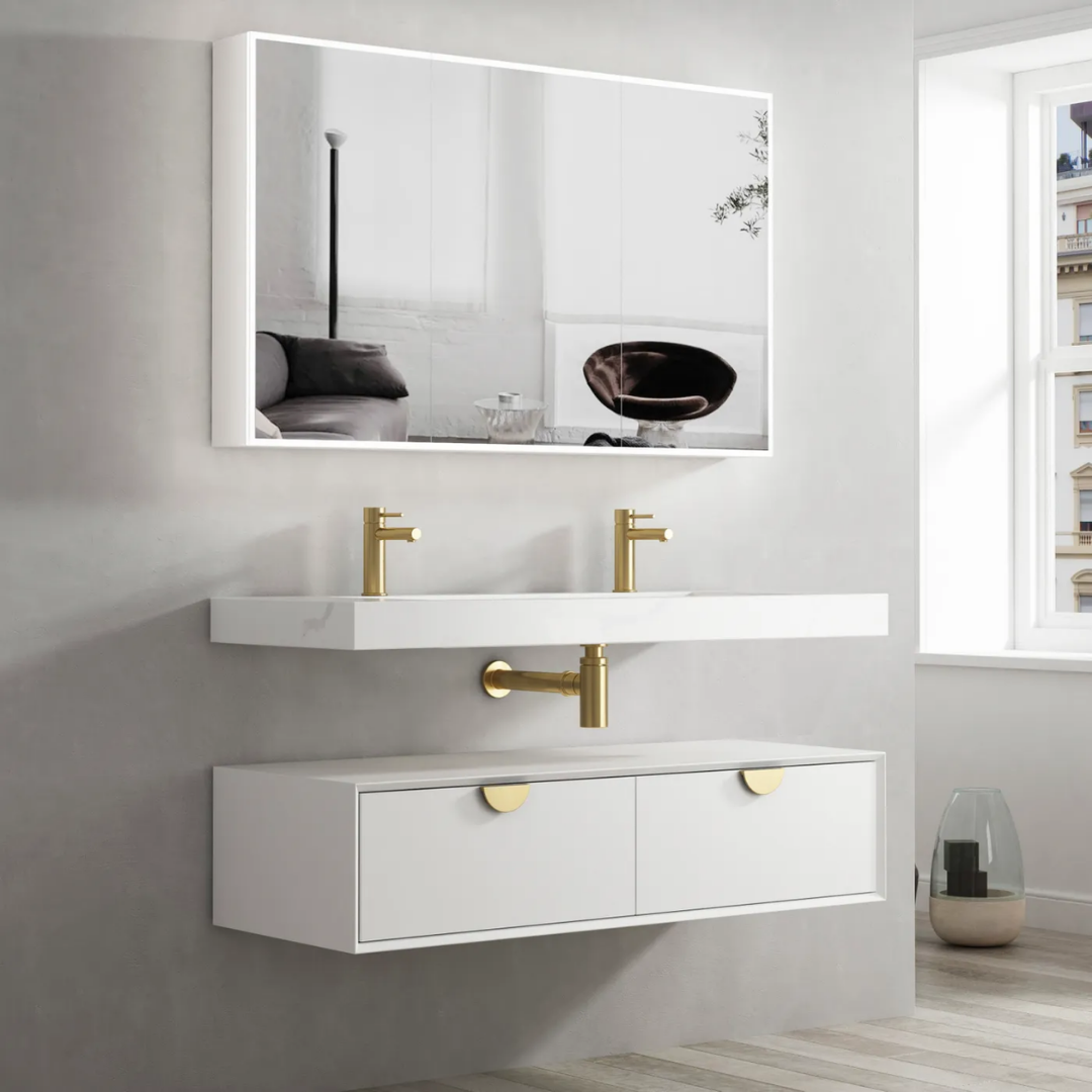 Moonlight White Vanity 1200mm