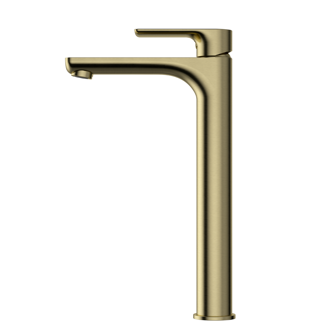 Nova High Rise Basin Mixer Brushed Bronze