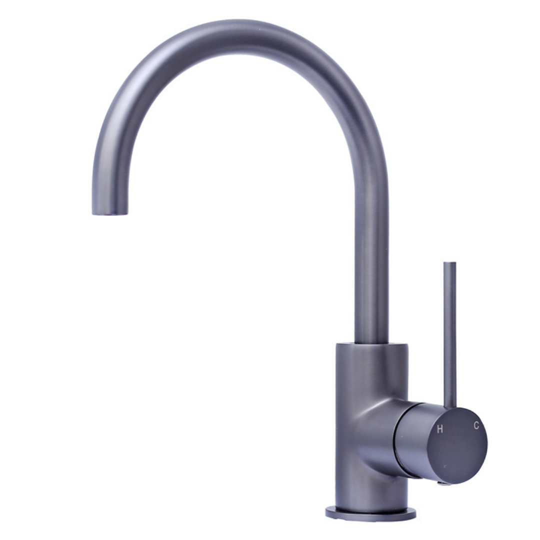 Star Mini Basin & Kitchen Mixer Gun Metal