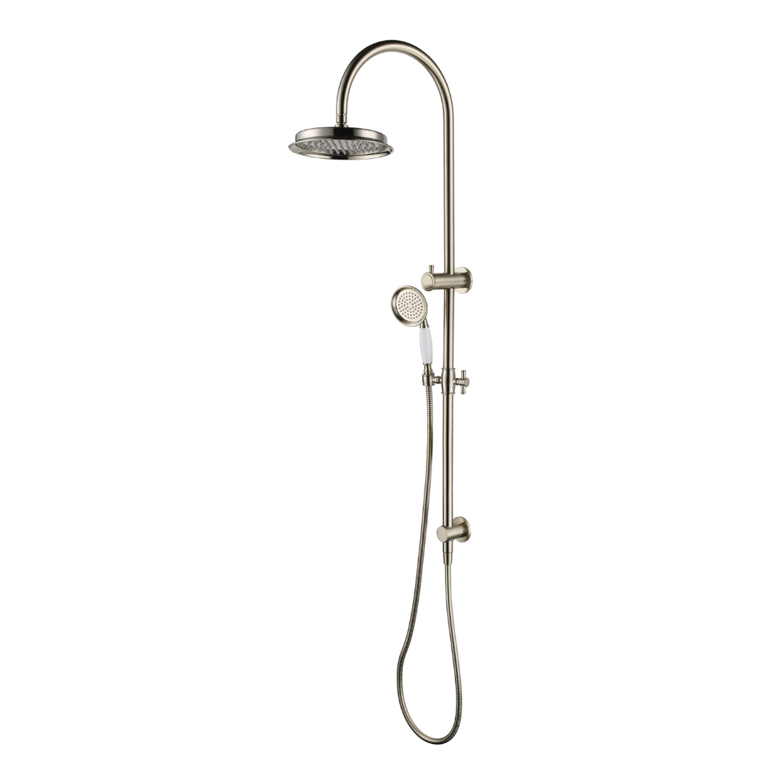 Montpellier Shower Column Set Brushed Nickel