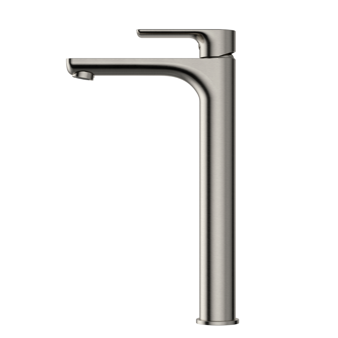 Nova High Rise Basin Mixer Brushed Nickel