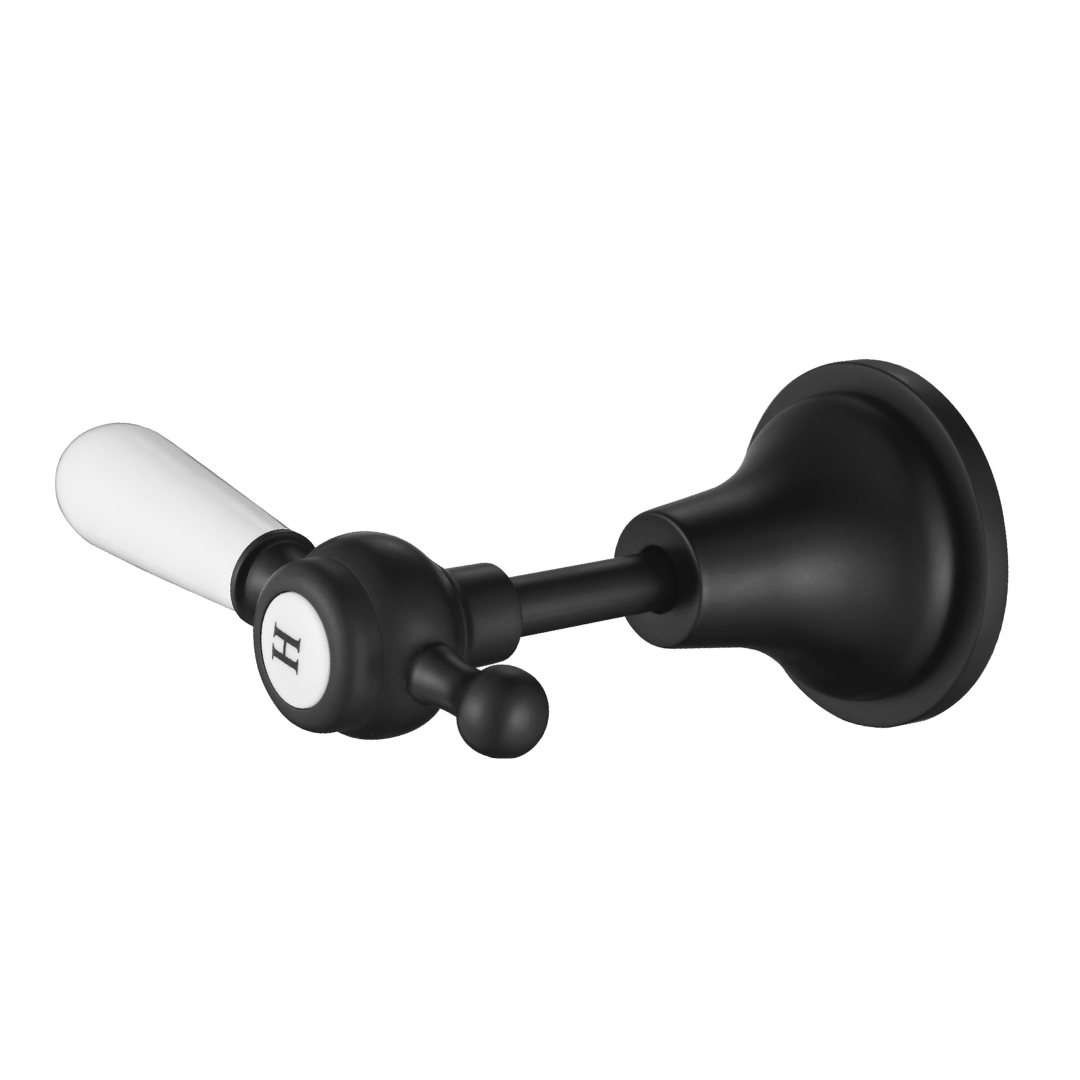 Bordeaux Wall Spa & Sink Set Matt Black