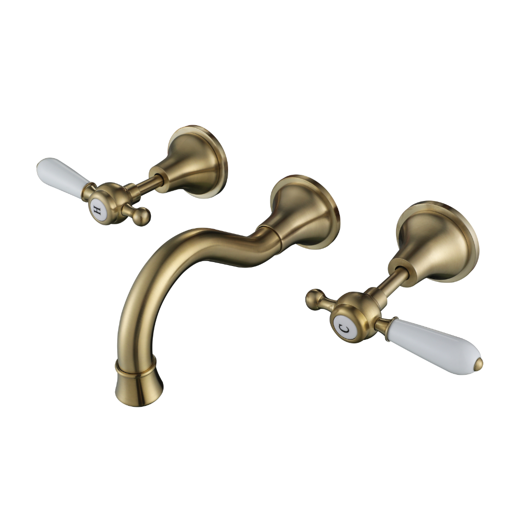 Bordeaux Wall Spa & Sink Set Brushed Bronze