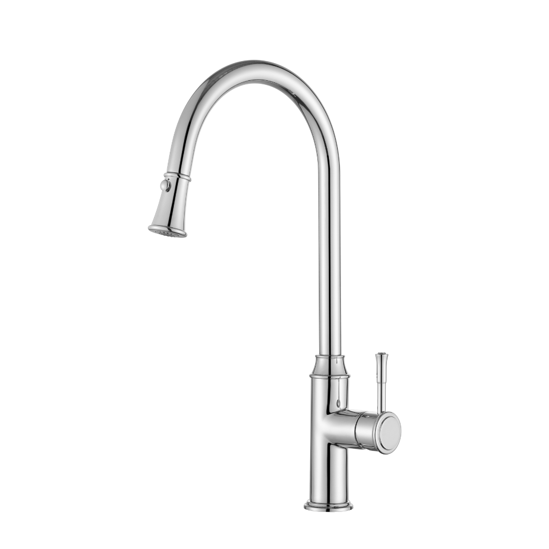 Montpellier Pull Out Kitchen Mixer Chrome