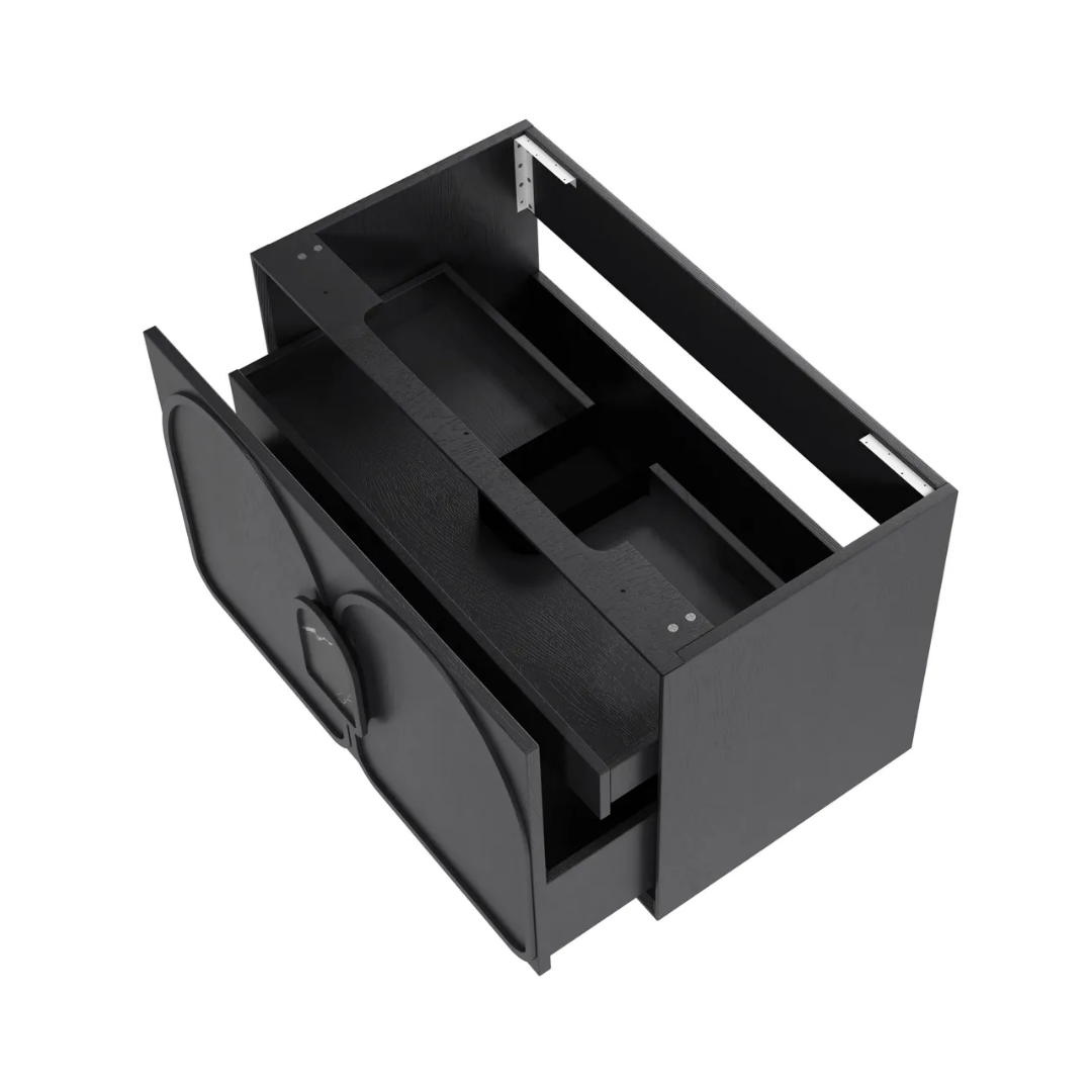 Laguna Black American Oak Vanity 900mm