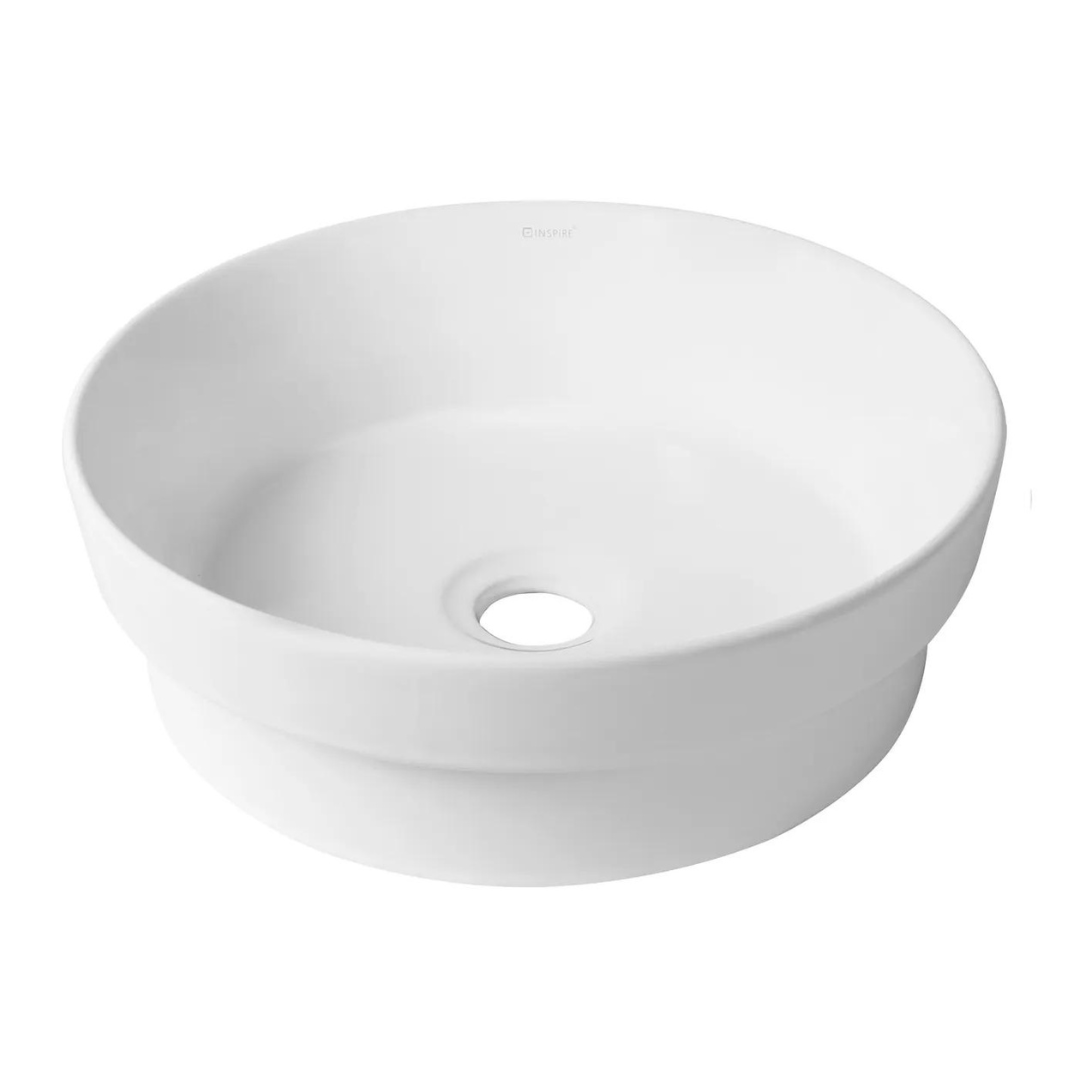 Matte White Semi Inset Basin