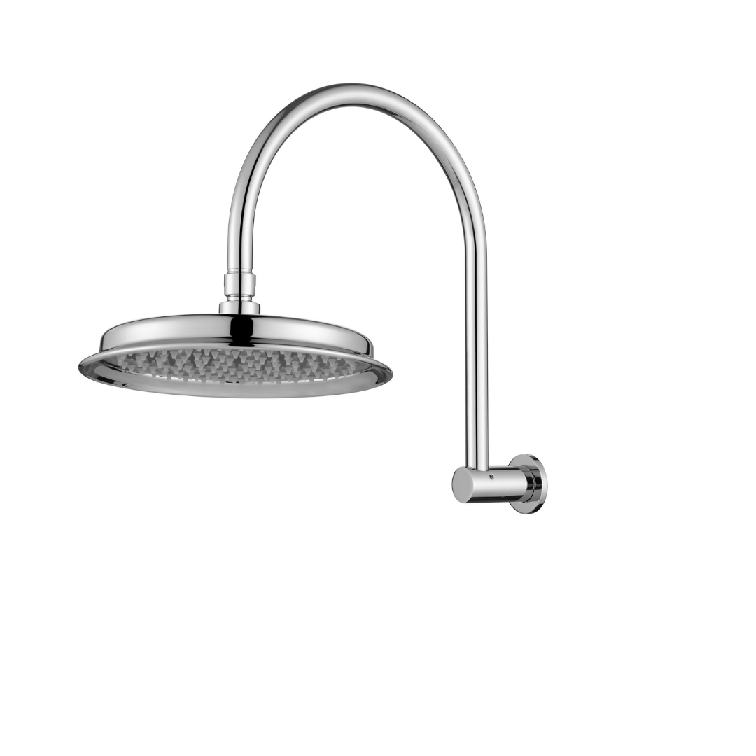 Montpellier Shower Arm & Head Chrome