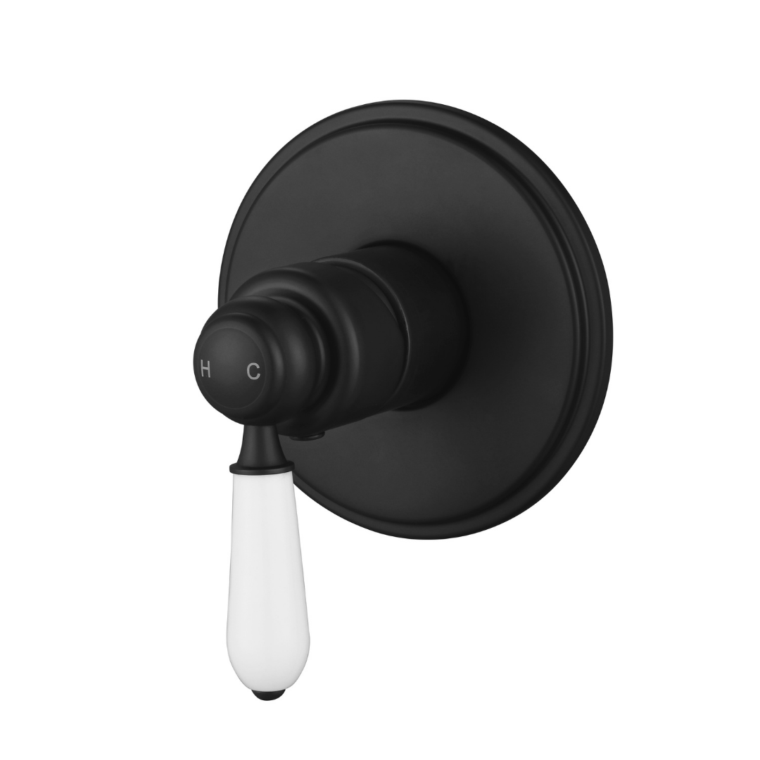 Bordeaux Shower Mixer Matt Black