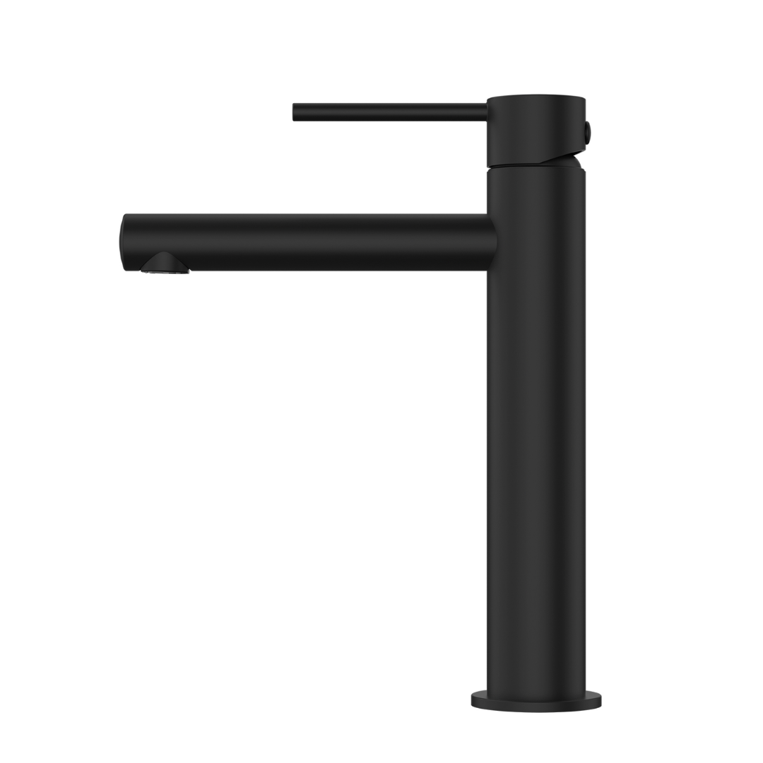 Star Mini Mid Rise Basin Mixer Matt Black