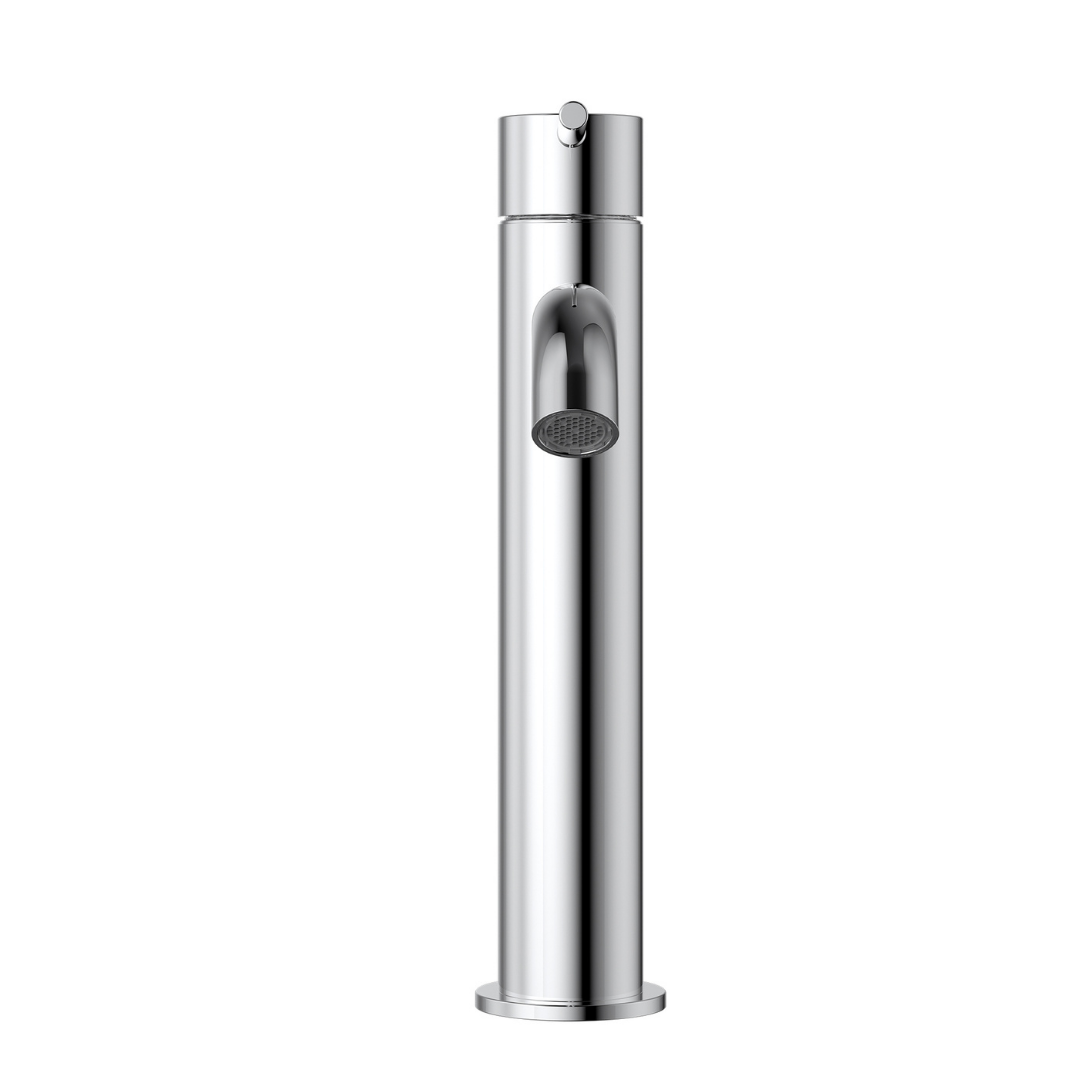 Star Mini Mid Rise Basin Mixer Curved Spout Chrome