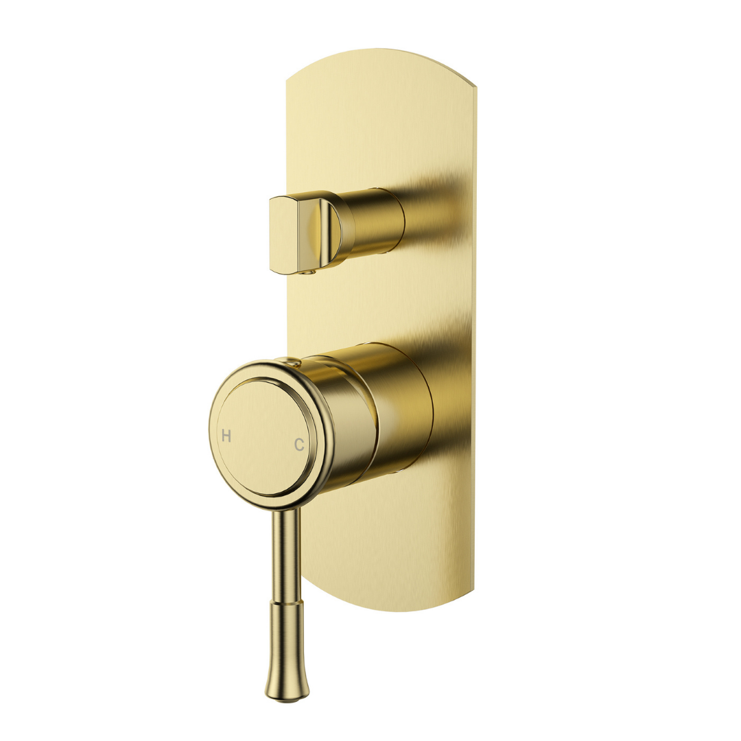 Montpellier Diverter Mixer Brushed Bronze